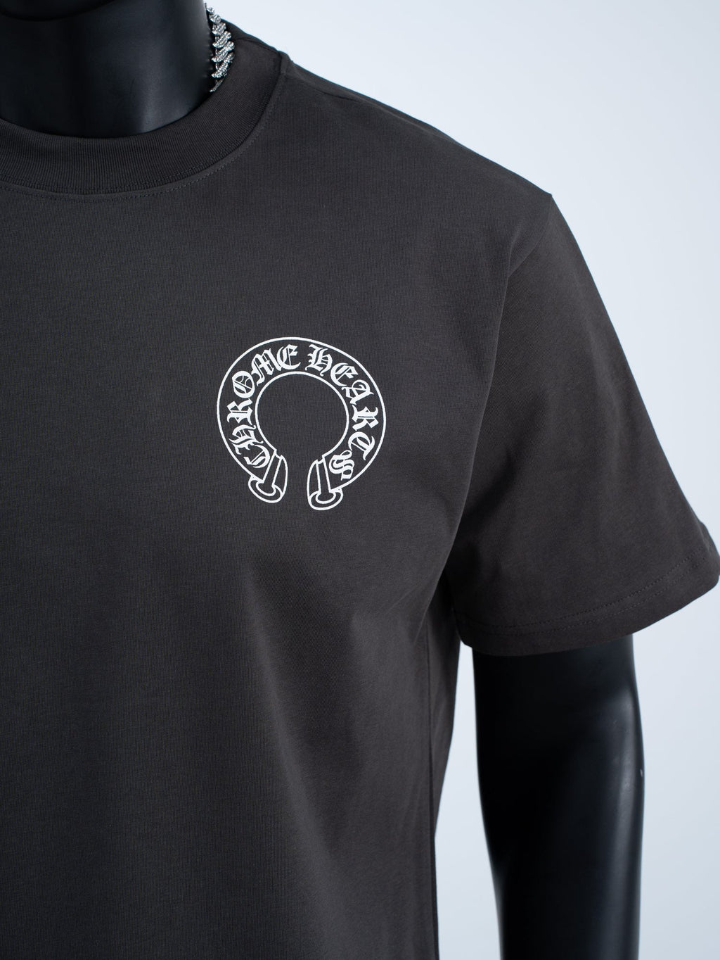 Chrome Hearts Horseshoe Gothic Graphic T-Shirt