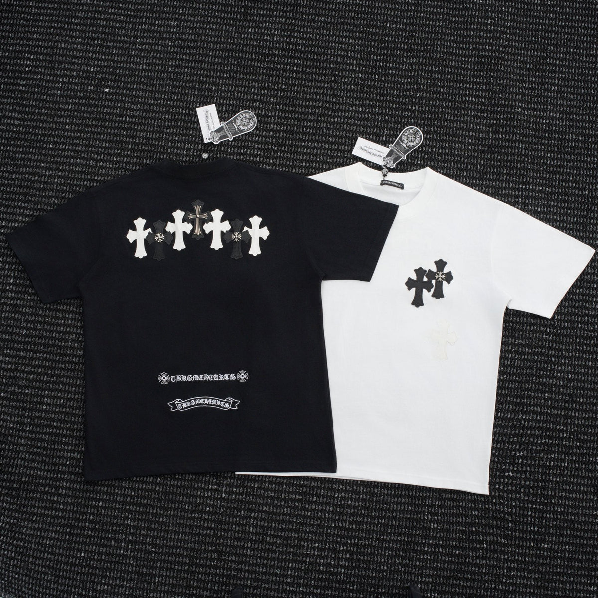 Chrome Hearts Contrast Cross Applique T-Shirt